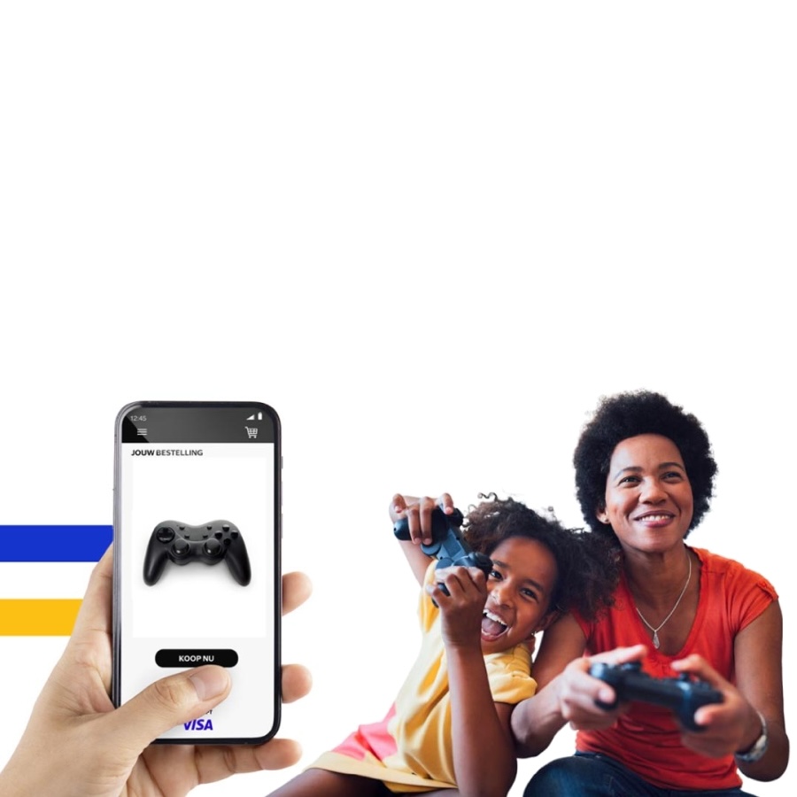 child and woman gaming