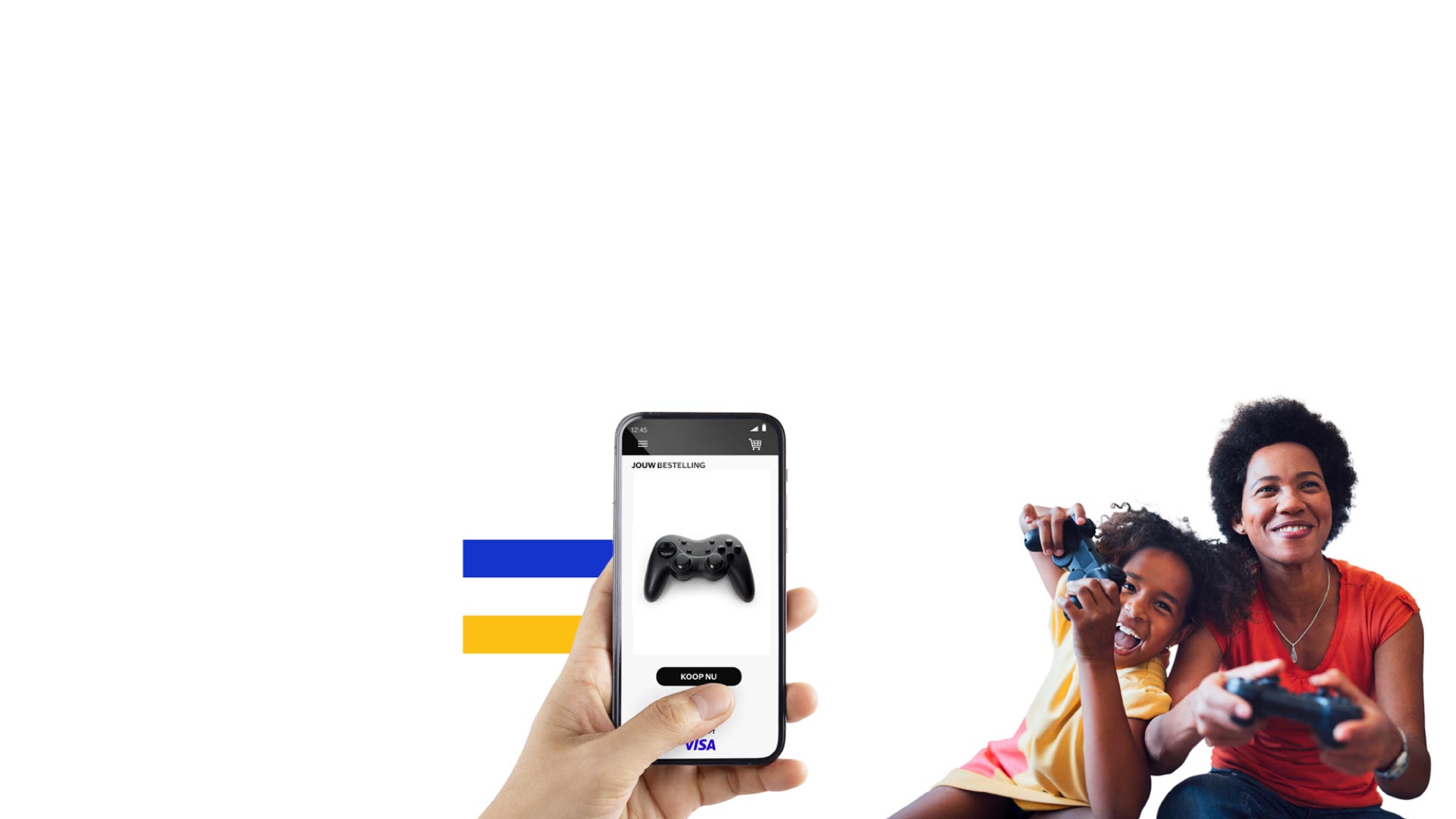 woman and child playing video games