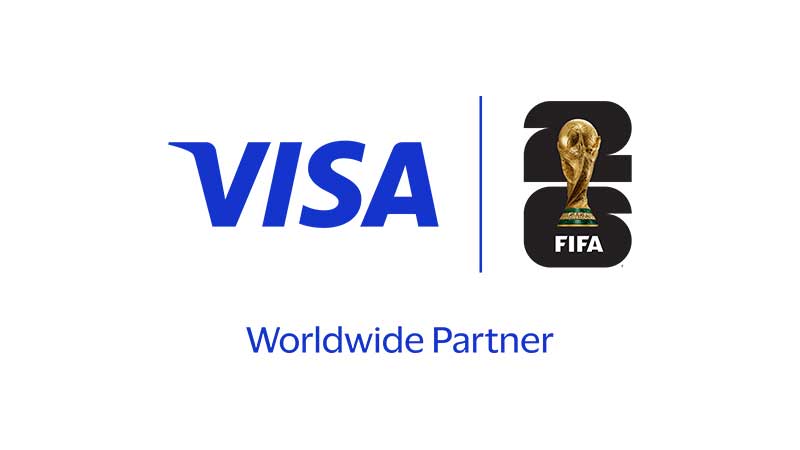 Visa and FIFA 2026 worldwide partner logo lockup