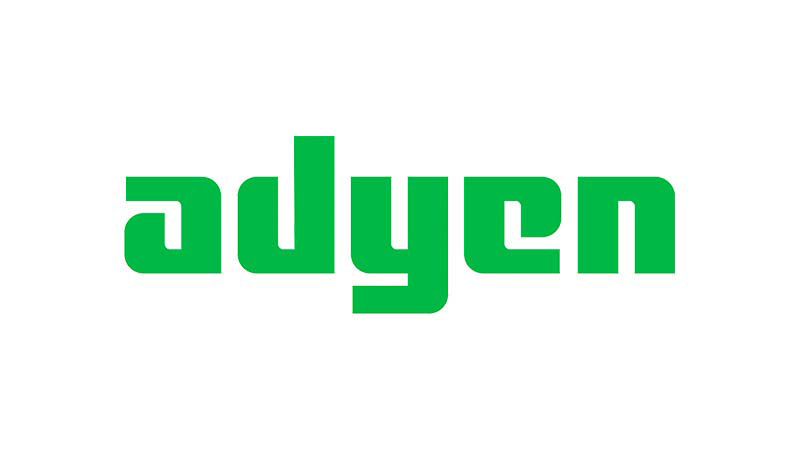 The adyen logo.